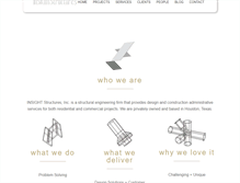 Tablet Screenshot of insightstructures.com